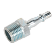 Sealey AC68 PCL Screwed Adaptor Male 1/2"BSPT - Pack of 5