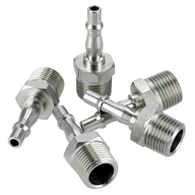 Sealey AC68 PCL Screwed Adaptor Male 1/2"BSPT - Pack of 5 - additional view 4