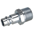 Sealey AC83 PCL Screwed Adaptor Male 3/8"BSPT - Pack of 2