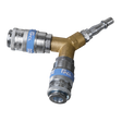 Sealey AC87 PCL Twin Coupling Y-Adaptor