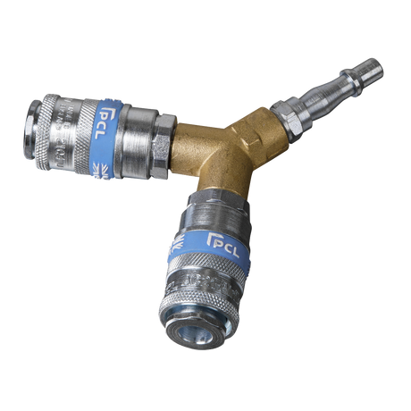 Sealey AC87 PCL Twin Coupling Y-Adaptor