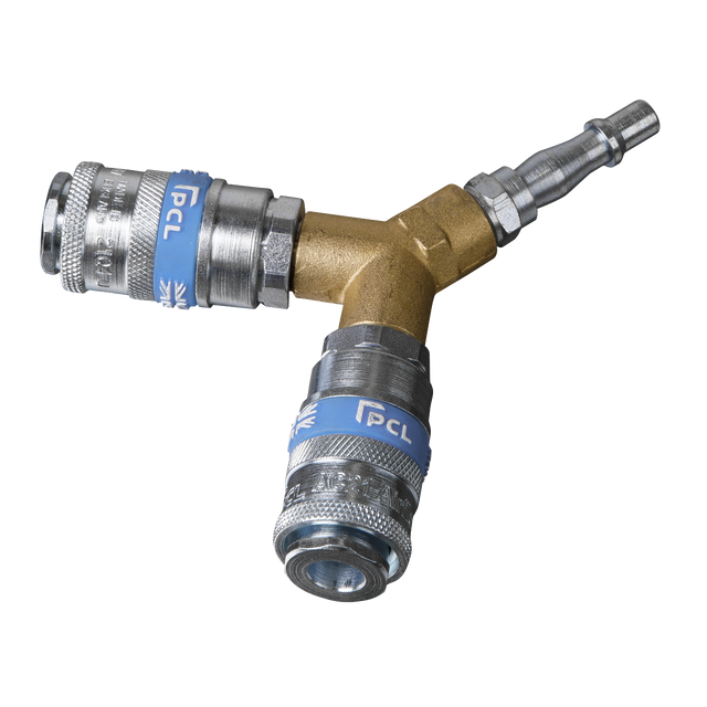 Sealey AC87 PCL Twin Coupling Y-Adaptor