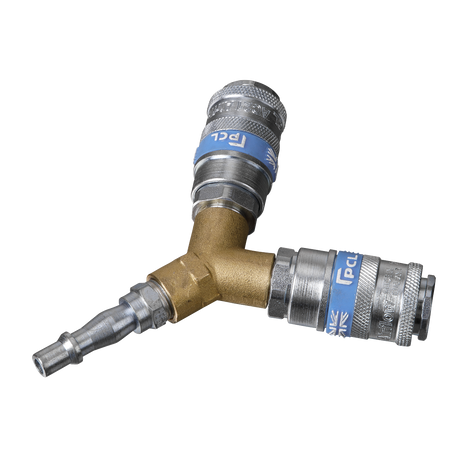 Sealey AC87 PCL Twin Coupling Y-Adaptor - additional view 2