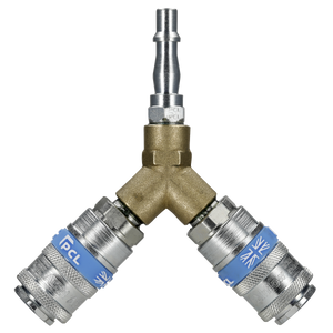 Sealey AC87 PCL Twin Coupling Y-Adaptor - additional view 5