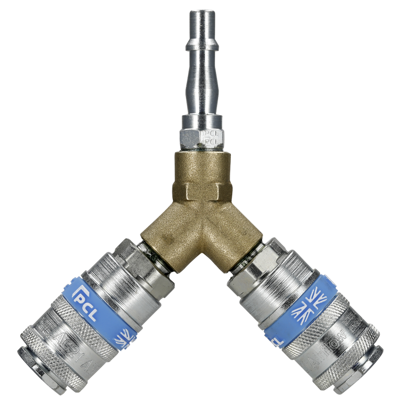 Sealey AC87 PCL Twin Coupling Y-Adaptor - additional view 5