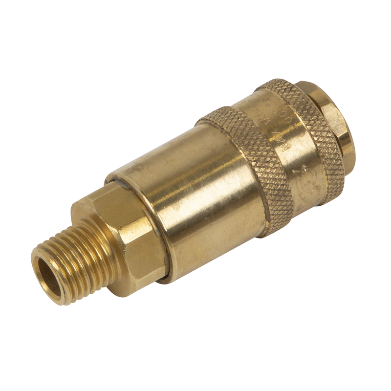 Sealey AC91 PCL Non-Corrodible Coupling Body Male 1/4"BSPT - additional view 2