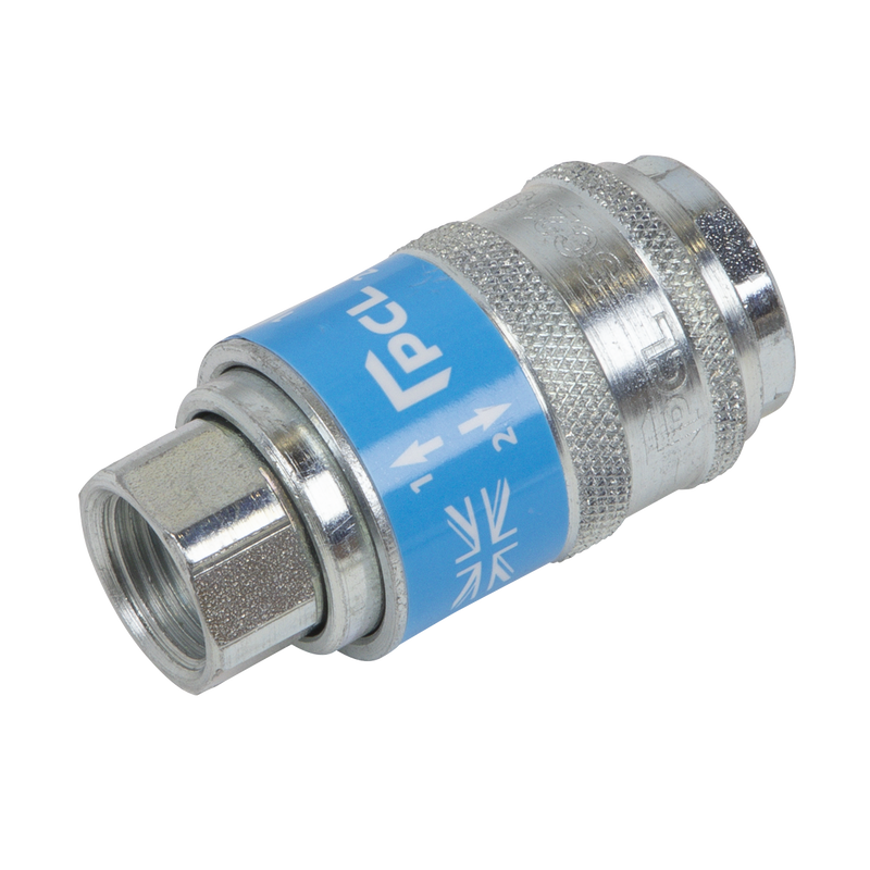 Sealey AC92 PCL Safeflow Safety Coupling Body Female 3/8"BSPT - additional view 7