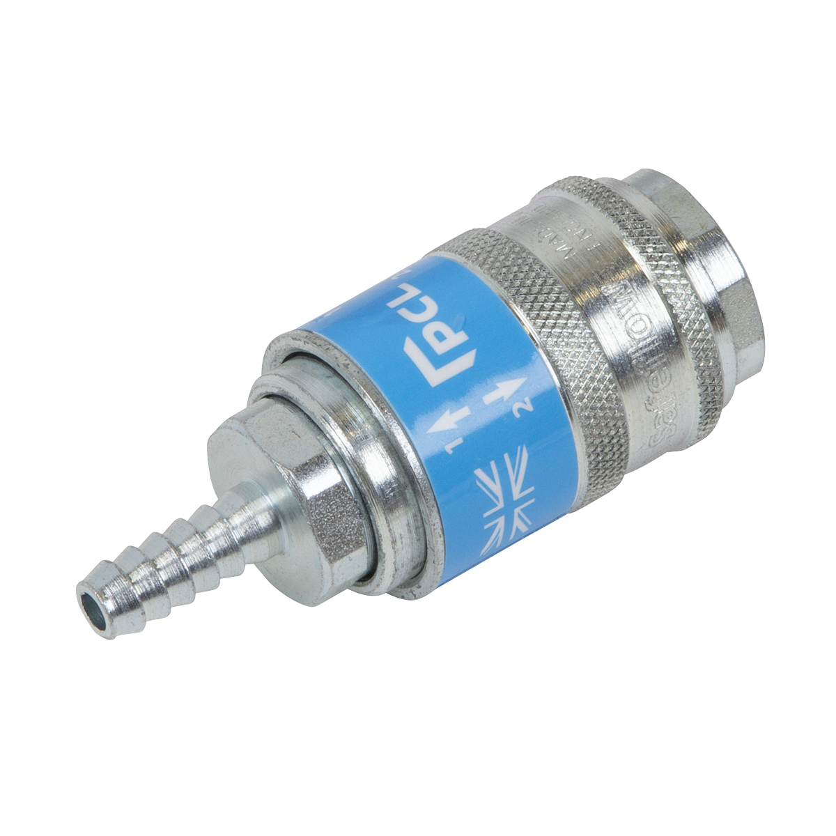 Sealey AC96 PCL Safeflow Safety Coupling Body Tailpiece for 1/4" Hose - additional view 2