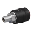Sealey ACH01 High Flow Coupling Body Male 1/4"BSPT