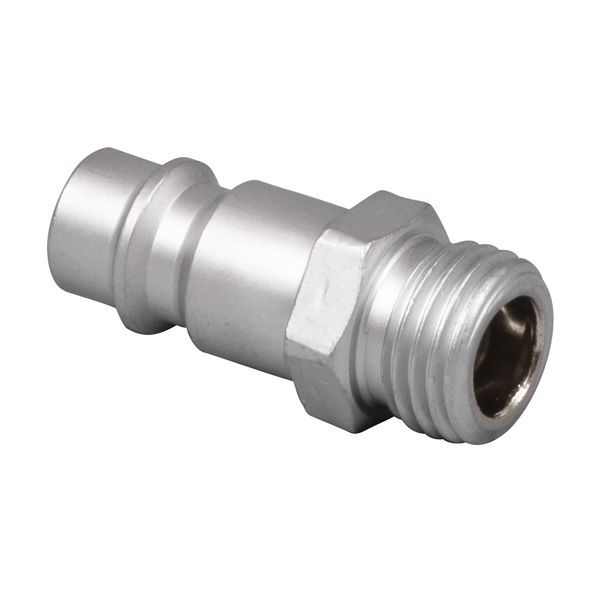 Sealey ACH04 High Flow Screwed Adaptor Male 1/4"BSPT - Pack of 5 - additional view 2