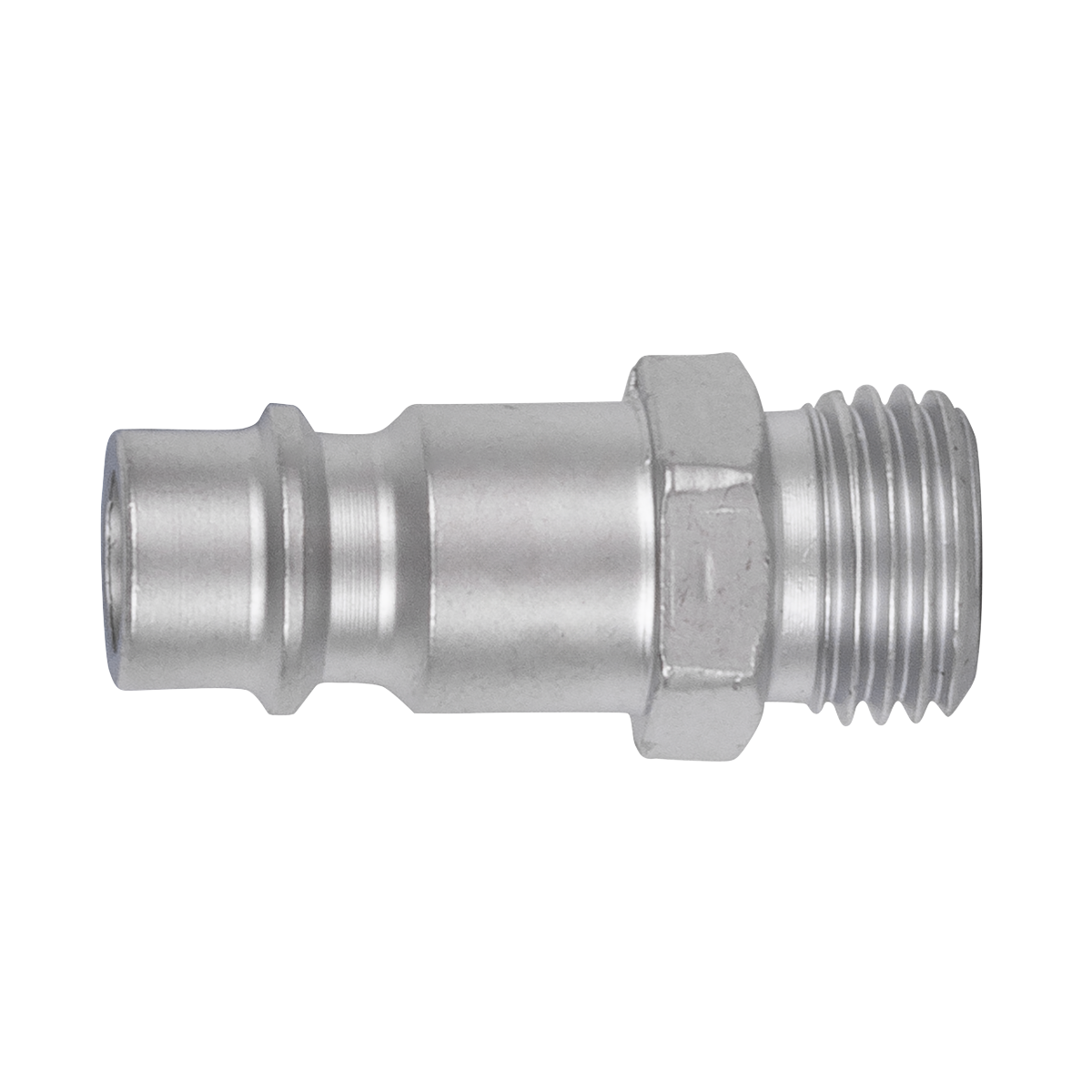Sealey ACH04 High Flow Screwed Adaptor Male 1/4"BSPT - Pack of 5 - additional view 3