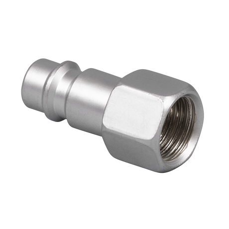 Sealey ACH18 High Flow Screwed Adaptor Female 1/4"BSPT - Pack of 5 - additional view 2