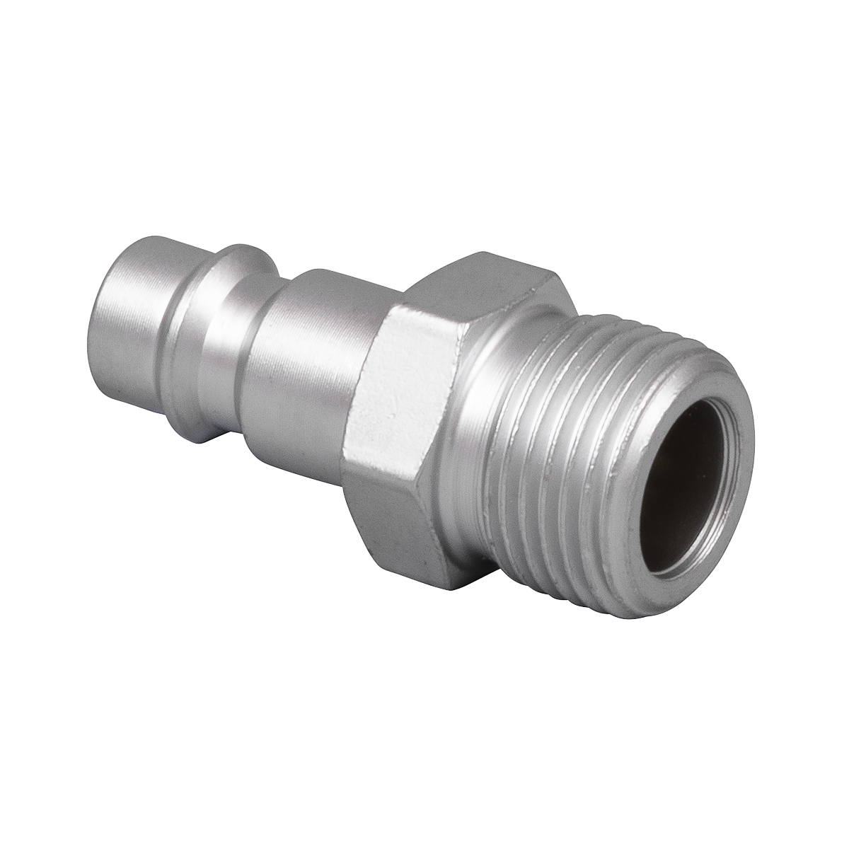 Sealey ACH19 High Flow Screwed Adaptor Male 3/8"BSPT - Pack of 5 - additional view 2