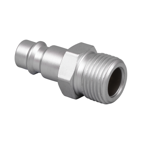 Sealey ACH19 High Flow Screwed Adaptor Male 3/8"BSPT - Pack of 5 - additional view 2