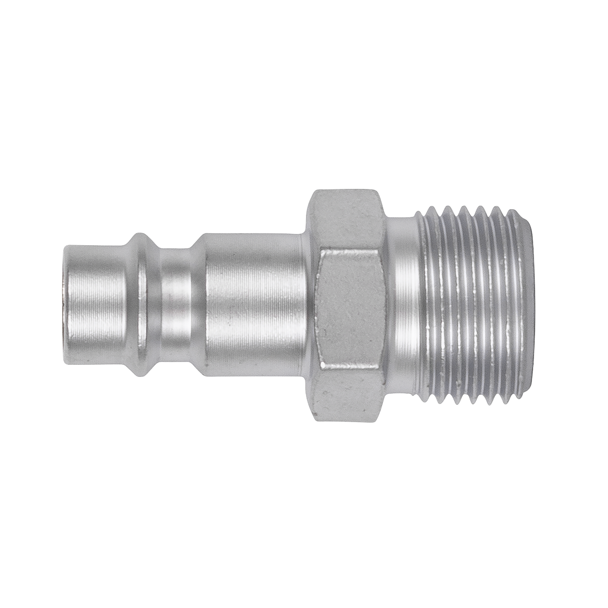 Sealey ACH19 High Flow Screwed Adaptor Male 3/8"BSPT - Pack of 5 - additional view 3