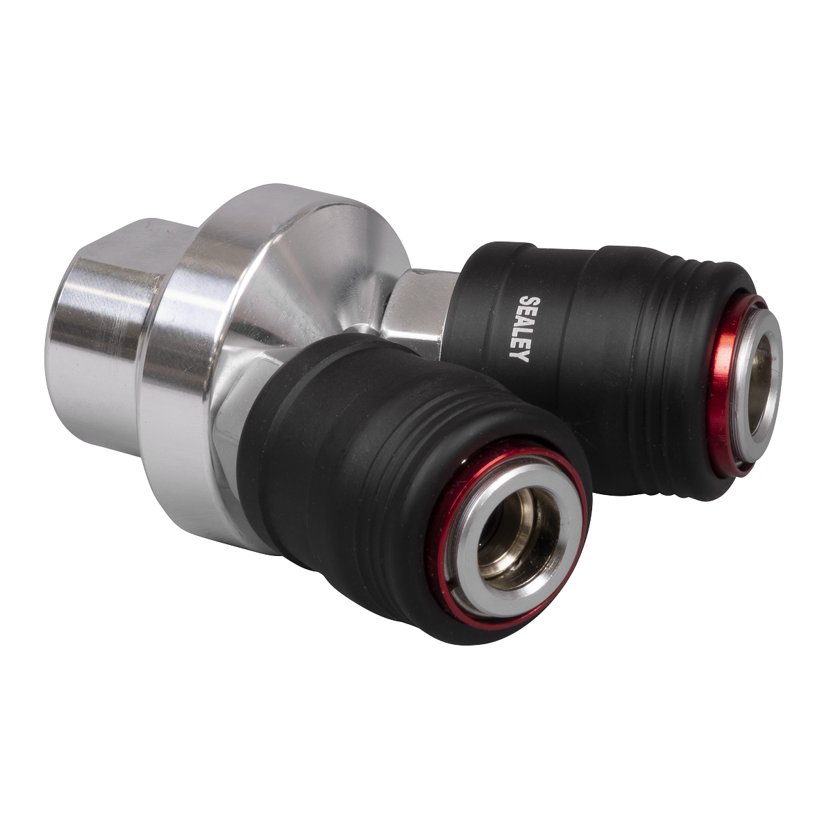Sealey ACH55 High Flow Twin Coupling Body Female Thread 1/4"BSPT - additional view 2