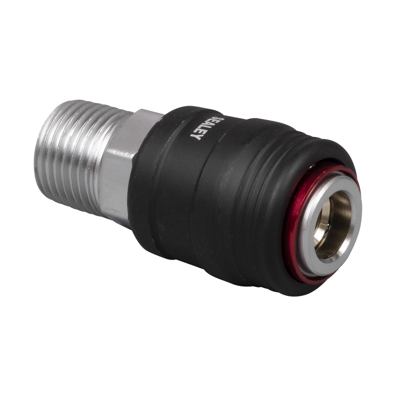 Sealey ACH63 High Flow Coupling Body Male 1/2"BSPT - additional view 2