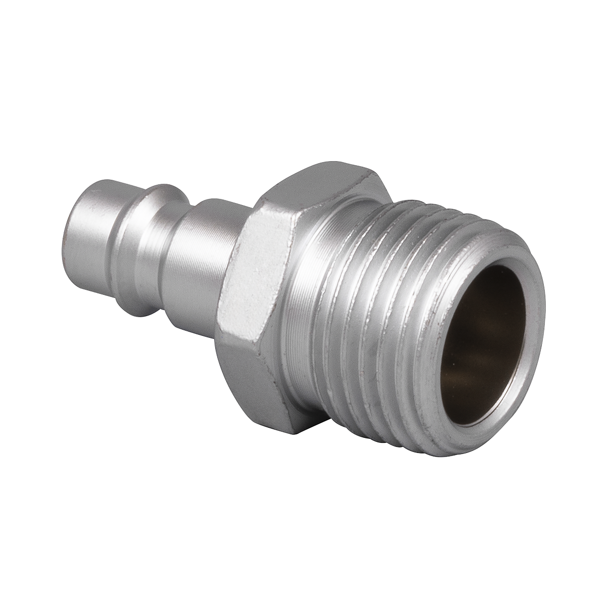 Sealey ACH68 High Flow Screwed Adaptor Male 1/2"BSPT - Pack of 5 - additional view 2