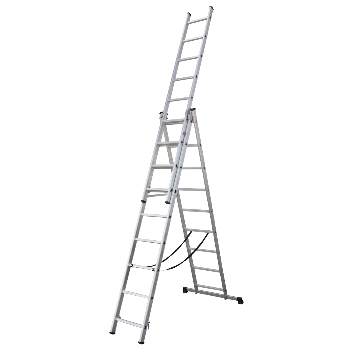 Sealey ACL3 Extension Combination Ladder 3 x 9 Aluminium - EN 131