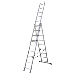 Sealey ACL3 Extension Combination Ladder 3 x 9 Aluminium - EN 131