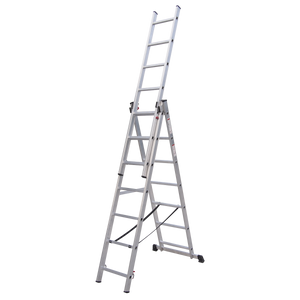 Sealey ACL307 Extension Combination Ladder 3 x 7 Aluminium - EN 131