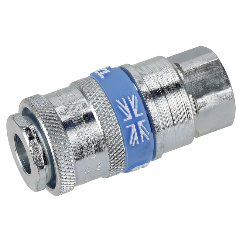 Sealey ACP13 PCL Coupling Body Female 1/4"BSPT - Pack of 5 - additional view 2
