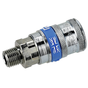 Sealey ACP16 PCL Coupling Body Male 1/4"BSPT - Pack of 5 - additional view 2