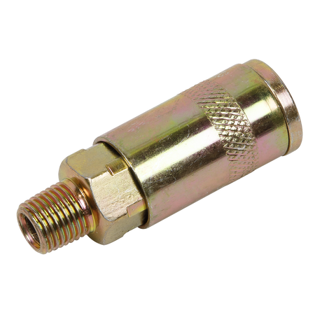 Sealey ACX01BP Coupling Body Male 1/4"BSPT - Pack of 25