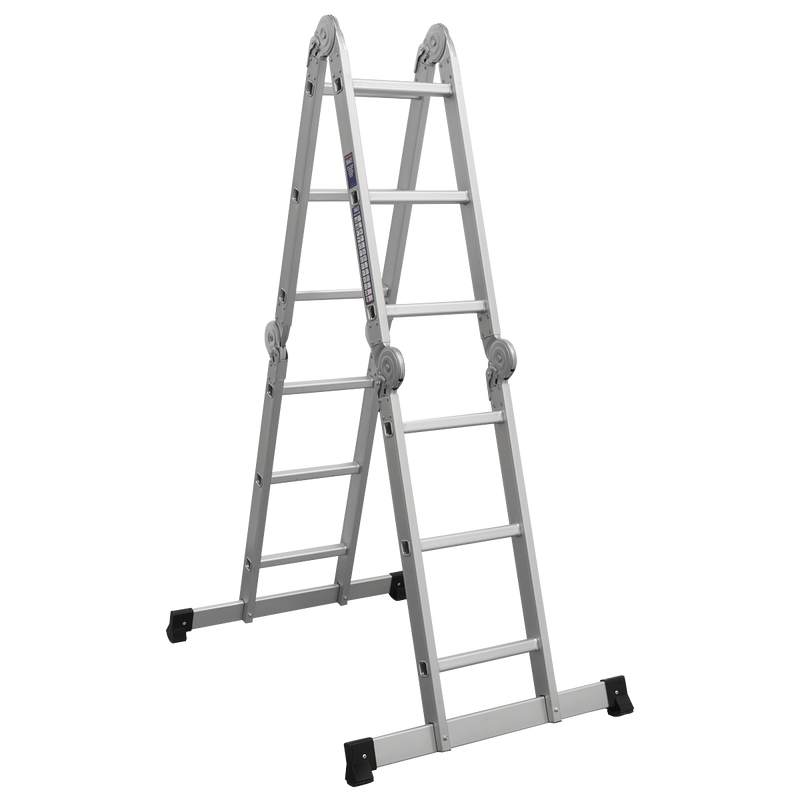 Sealey AFPL1 4-Way Aluminium Folding Platform Ladder - EN 131 - additional view 9