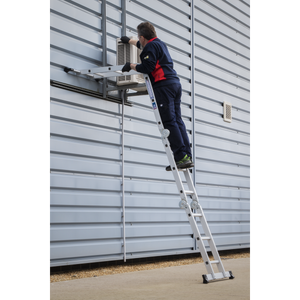 Sealey AFPL1 4-Way Aluminium Folding Platform Ladder - EN 131 - additional view 4