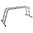 Sealey AFPL1 4-Way Aluminium Folding Platform Ladder - EN 131