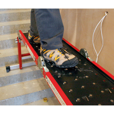 Sealey AFPL2 Aluminium 4-Way Multipurpose Adjustable-Height Ladder - EN 131 - additional view 2