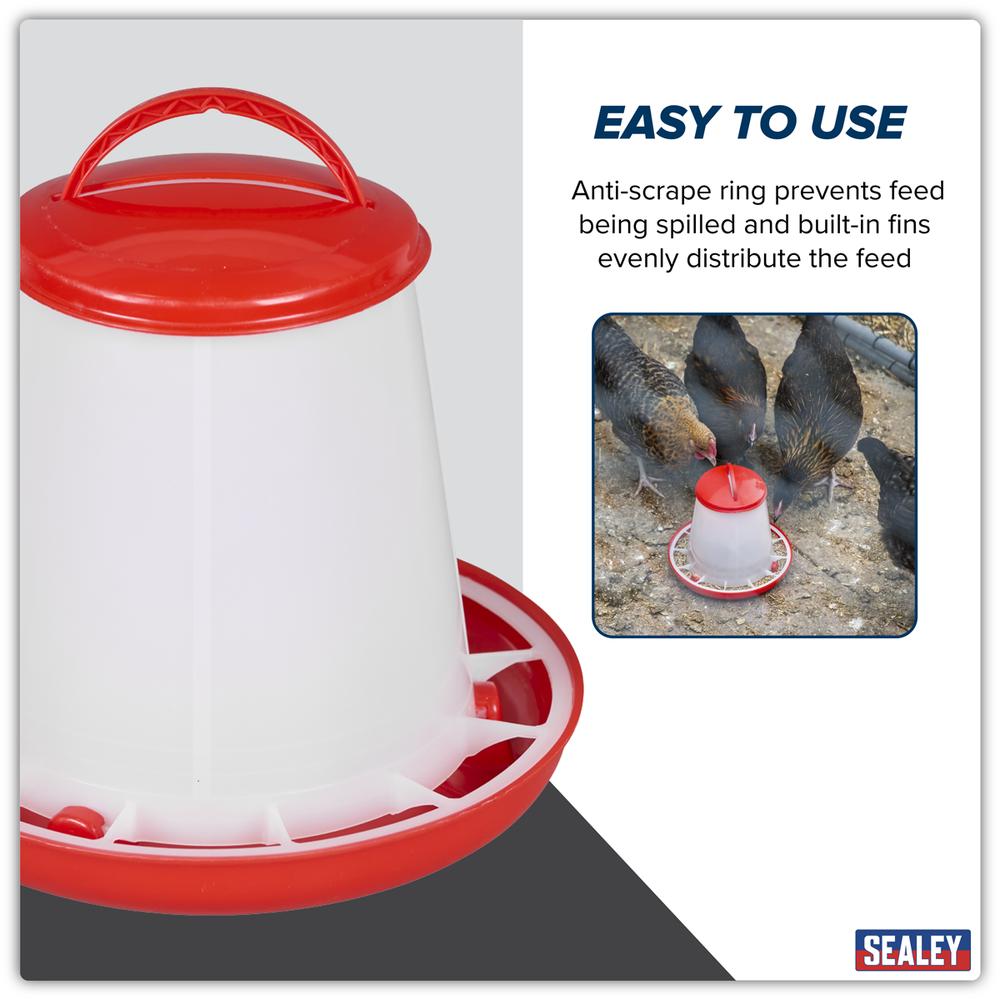 Sealey AFT02 Poultry Feeder 1.5kg - additional view 7