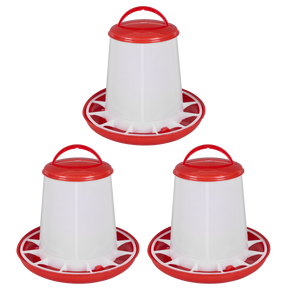 Sealey AFT033 Poultry Feeder 3kg - Pack of 3