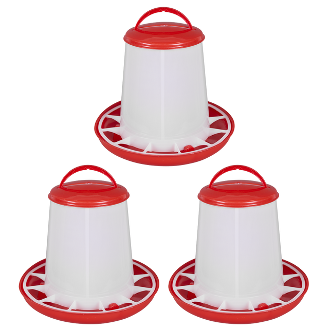 Sealey AFT033 Poultry Feeder 3kg - Pack of 3