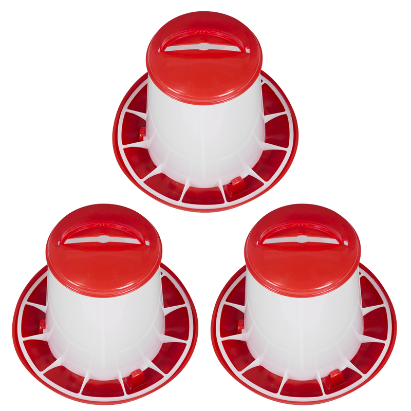 Sealey AFT033 Poultry Feeder 3kg - Pack of 3 - additional view 2