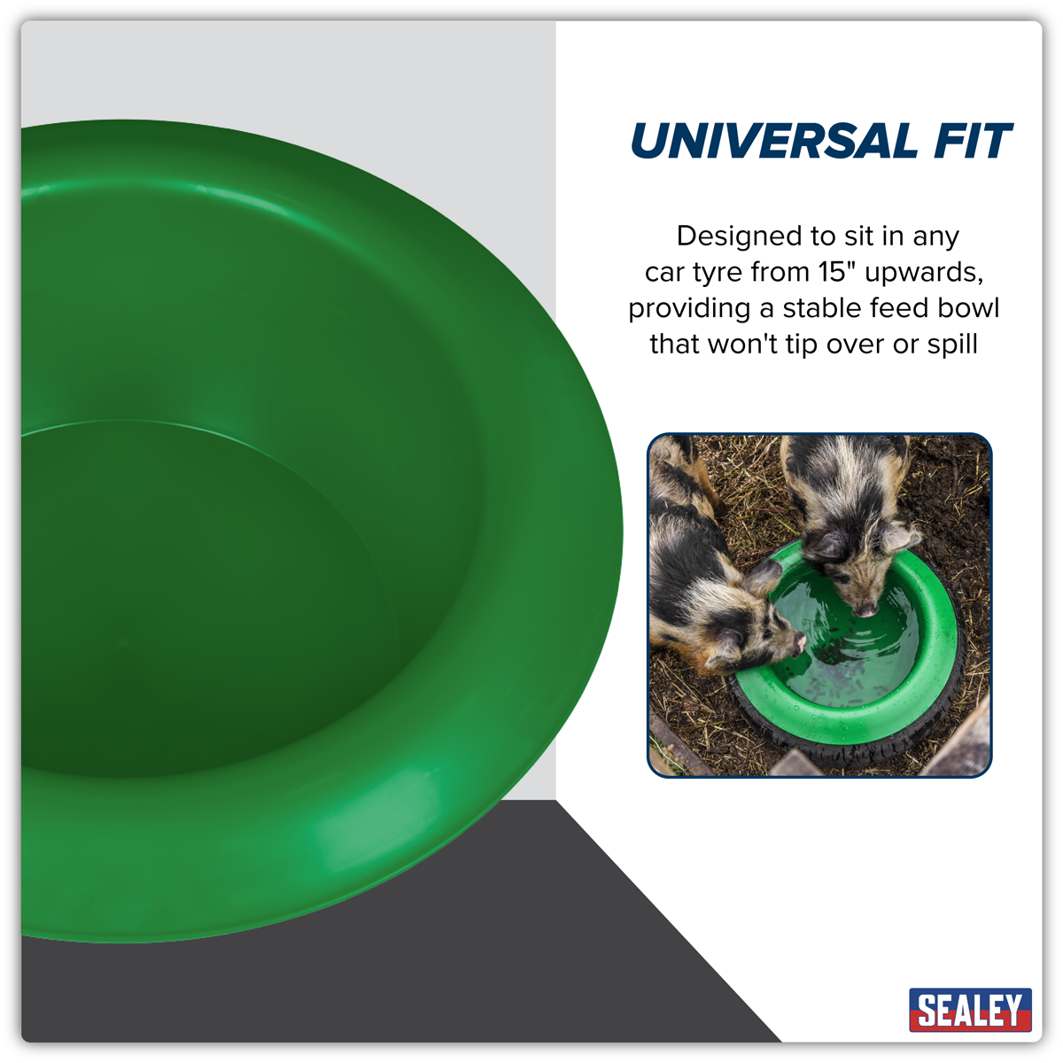 Sealey AFT07 Tyre Feed Bowl 15L - additional view 7