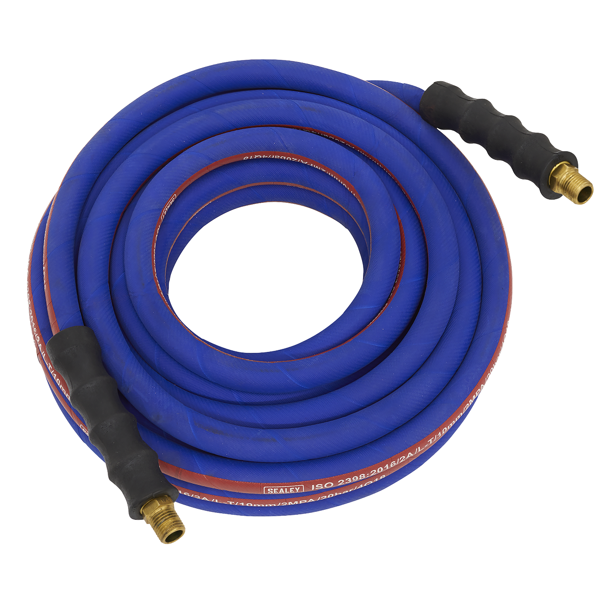 Sealey AH10R/38 Extra-Heavy-Duty Air Hose with 1/4"BSP Unions 10m x 10mm