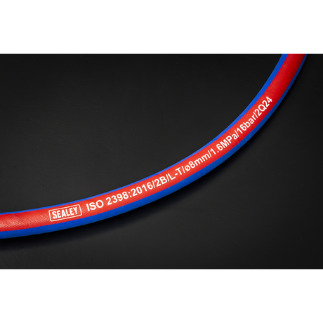 Sealey AH15R Extra-Heavy-Duty Air Hose with 1/4"BSP Unions with 15m x 8mm - additional view 2