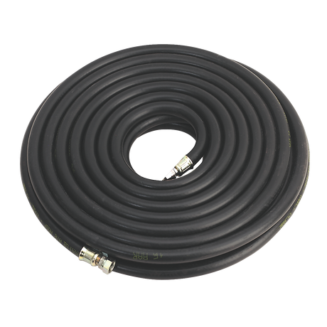 Sealey AH15RX/38 Heavy-Duty Air Hose with 1/4"BSP Unions 15m x 10mm