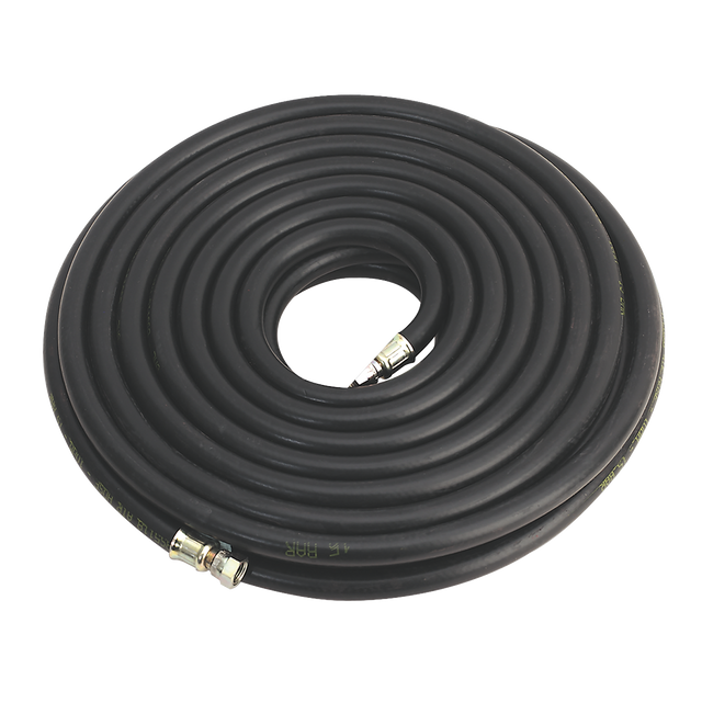 Sealey AH15RX/38 Heavy-Duty Air Hose with 1/4"BSP Unions 15m x 10mm