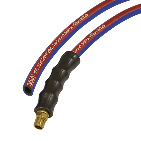 Sealey AH5R Extra-Heavy-Duty Air Hose with 1/4"BSP Unions 5m x 8mm - additional view 2