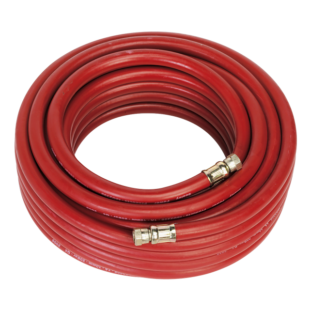 Sealey AHC1538 Air Hose with 1/4"BSP Unions 15m x 10mm