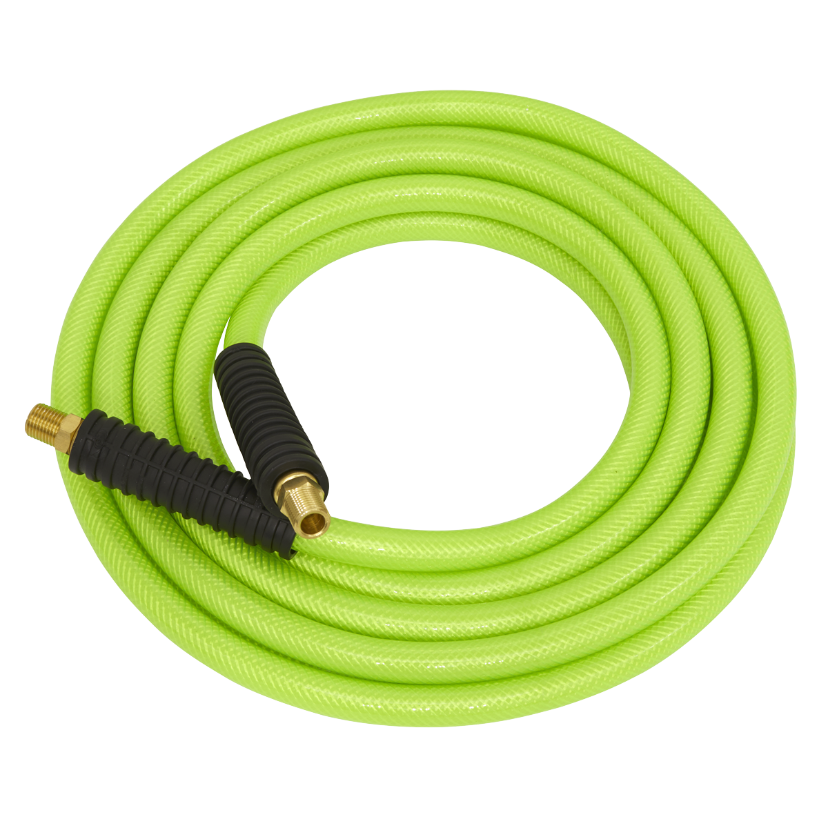 Sealey AHFC10 High-Visibility Air Hose with 1/4"BSP Unions 10m x 8mm