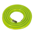 Sealey AHFC538 High-Visibility Air Hose with 1/4"BSP Unions 5m x 10mm