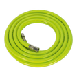 Sealey AHFC5 High-Visibility Air Hose with 1/4"BSP Unions 5m x 8mm