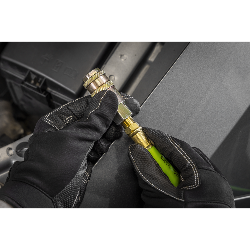 Sealey AHH10 High-Visibility Hybrid Air Hose with 1/4"BSP Unions 10m x 8mm - additional view 5