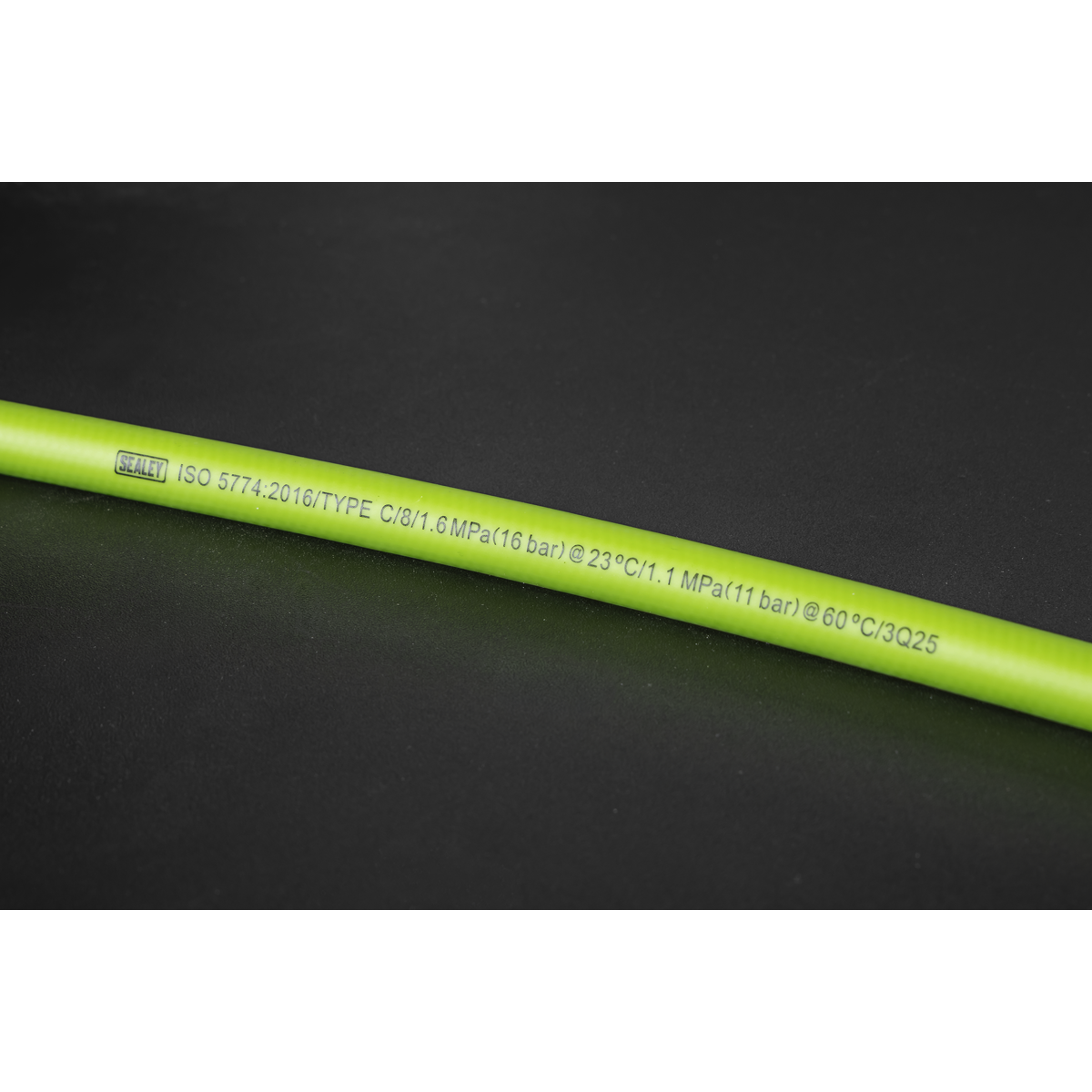 Sealey AHH10 High-Visibility Hybrid Air Hose with 1/4"BSP Unions 10m x 8mm - additional view 4