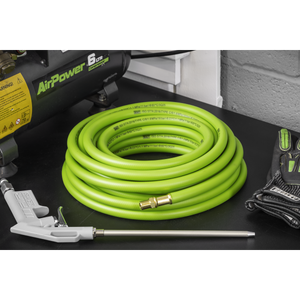 Sealey AHH10 High-Visibility Hybrid Air Hose with 1/4"BSP Unions 10m x 8mm - additional view 3