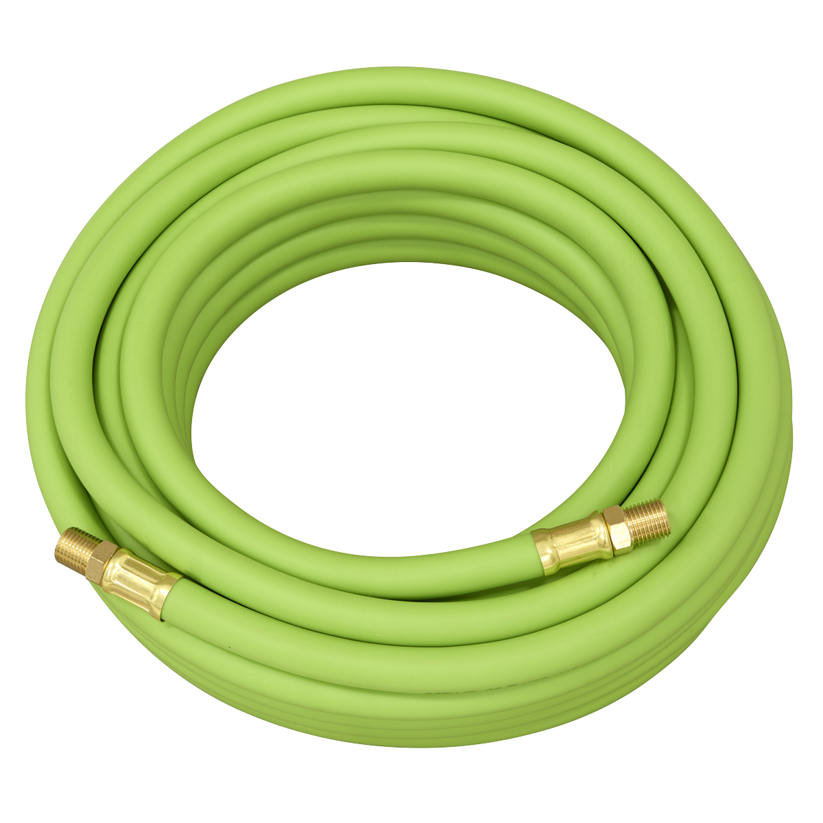 Sealey AHH10 High-Visibility Hybrid Air Hose with 1/4"BSP Unions 10m x 8mm